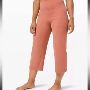 lululemon athletica Orange Wide-Leg Pants